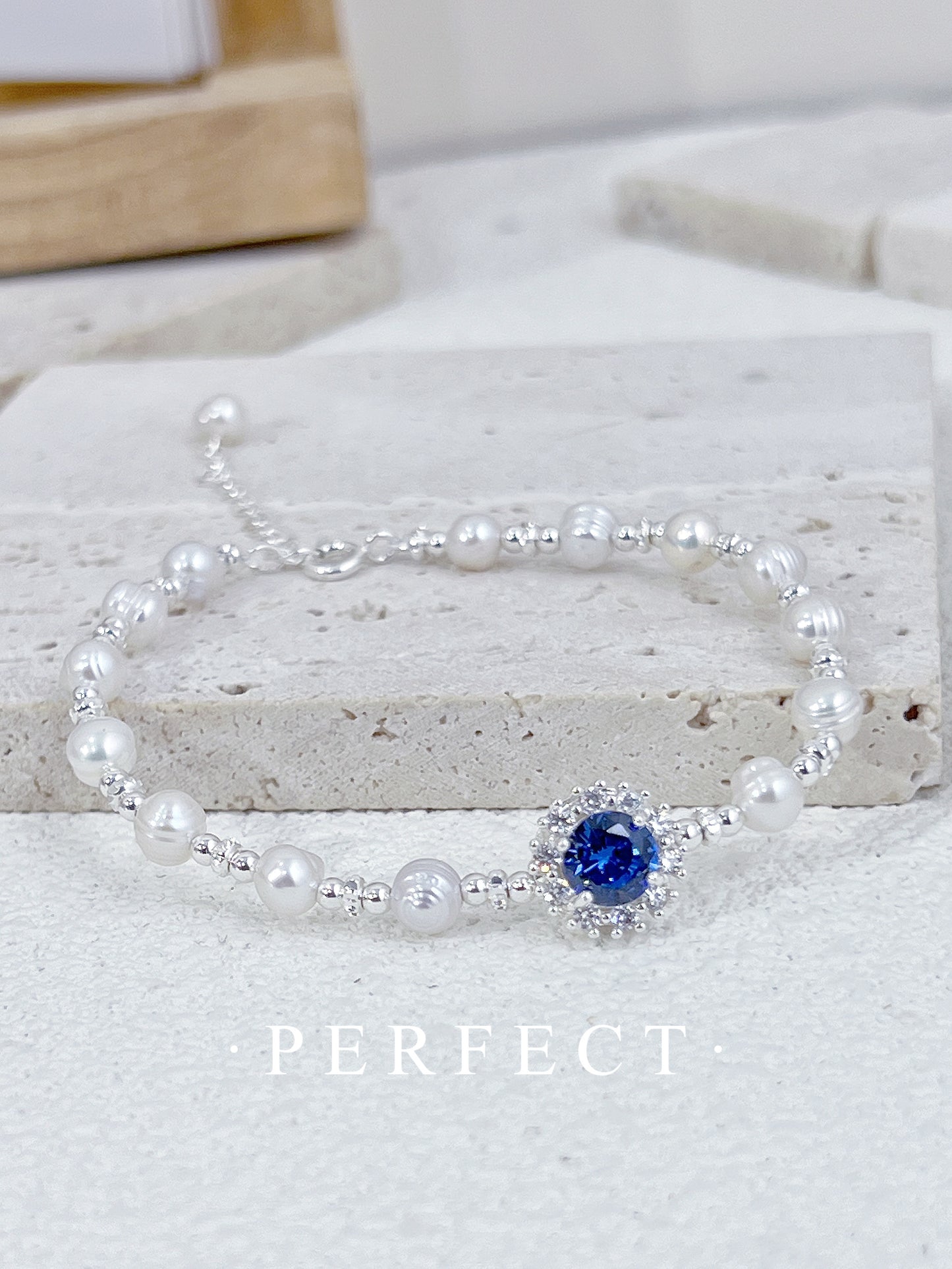 Blue Ocean | 海洋繁星🌊 Freshwater Pearl Bracelet 