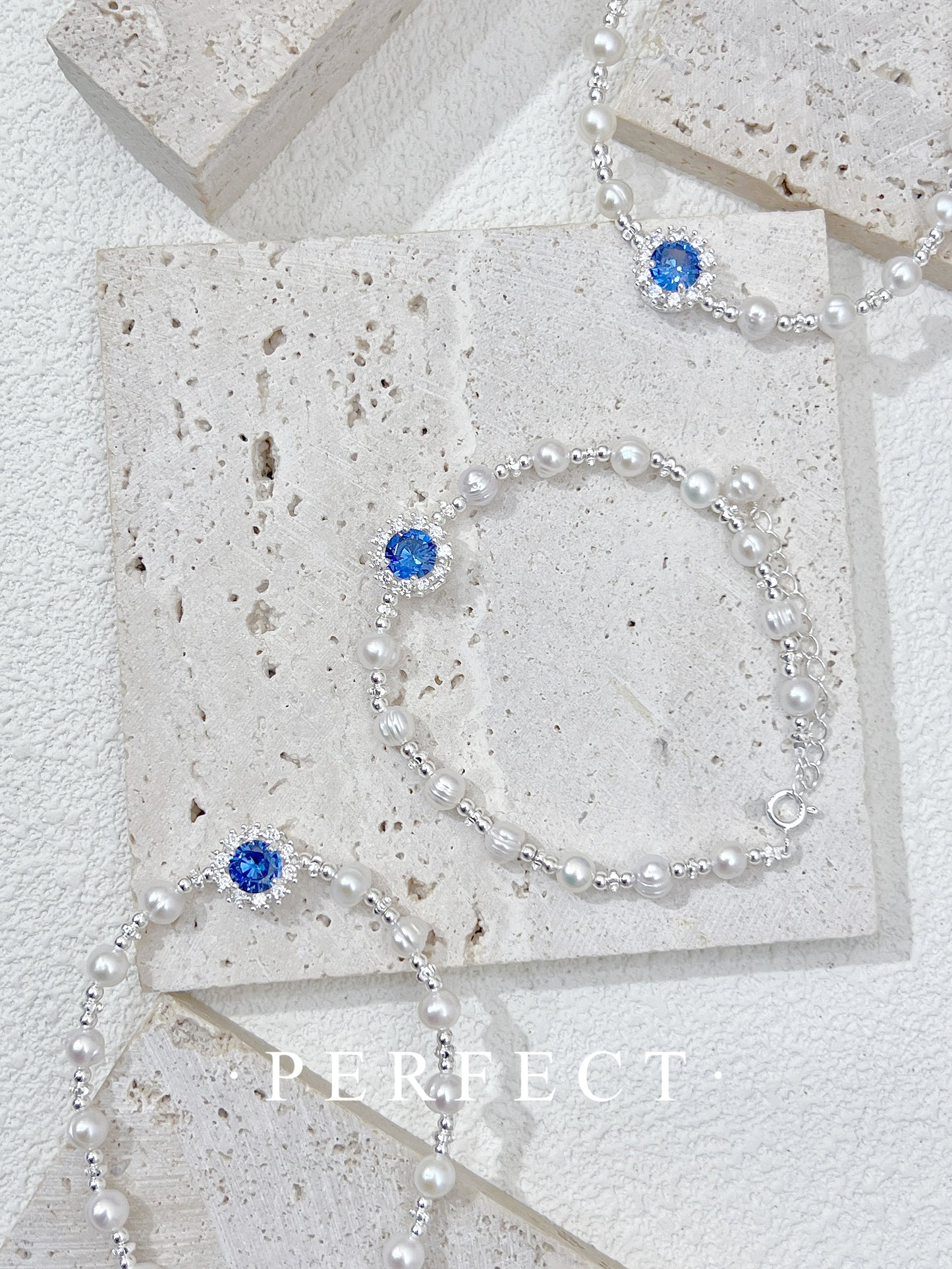 Blue Ocean | 海洋繁星🌊 Freshwater Pearl Bracelet 
