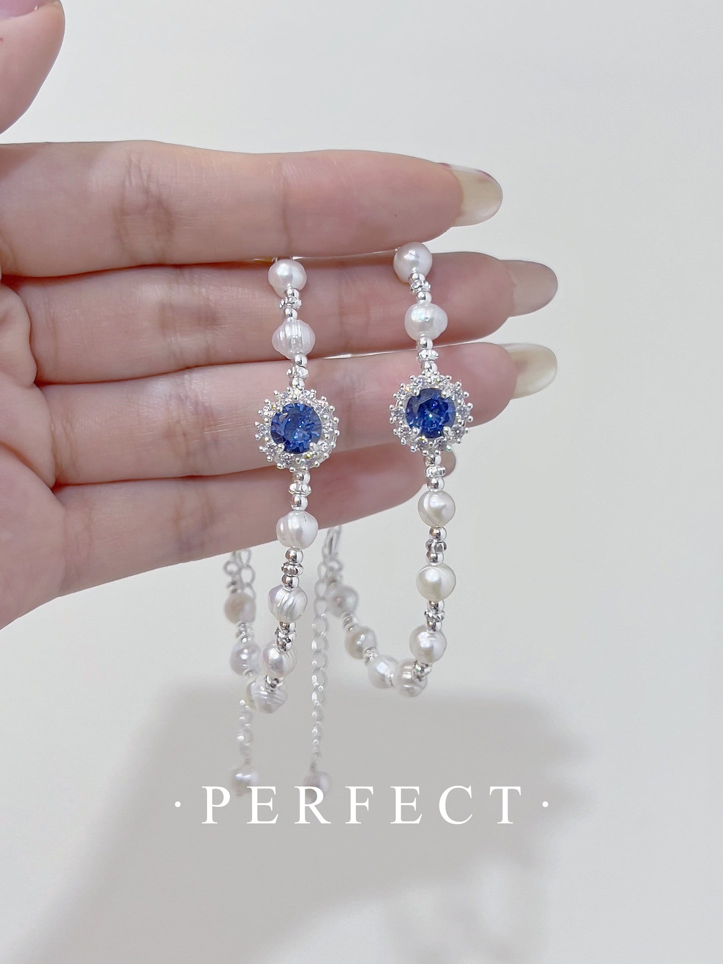 Blue Ocean | 海洋繁星🌊 Freshwater Pearl Bracelet 