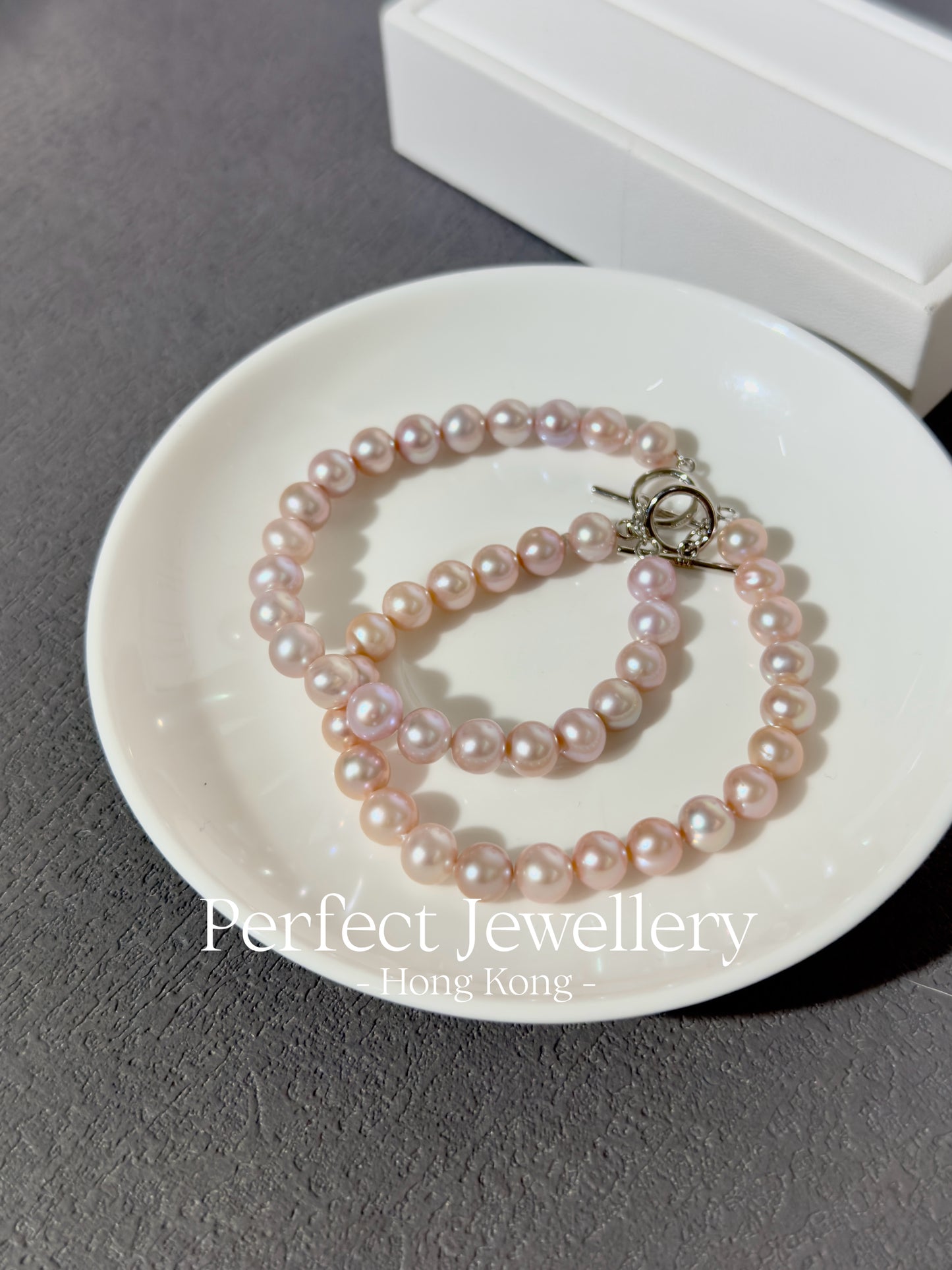 Pink-Purple Freshwater Pearl S925 Ring | 粉紫泡泡淡水珍珠S925手鍊
