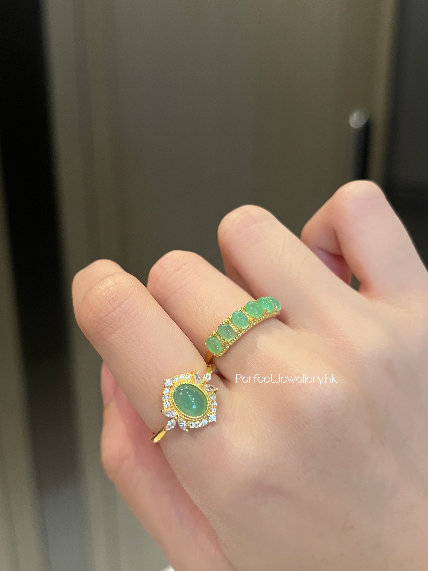 Australia Chrysoprase S925 Ring 澳洲玉銀戒指