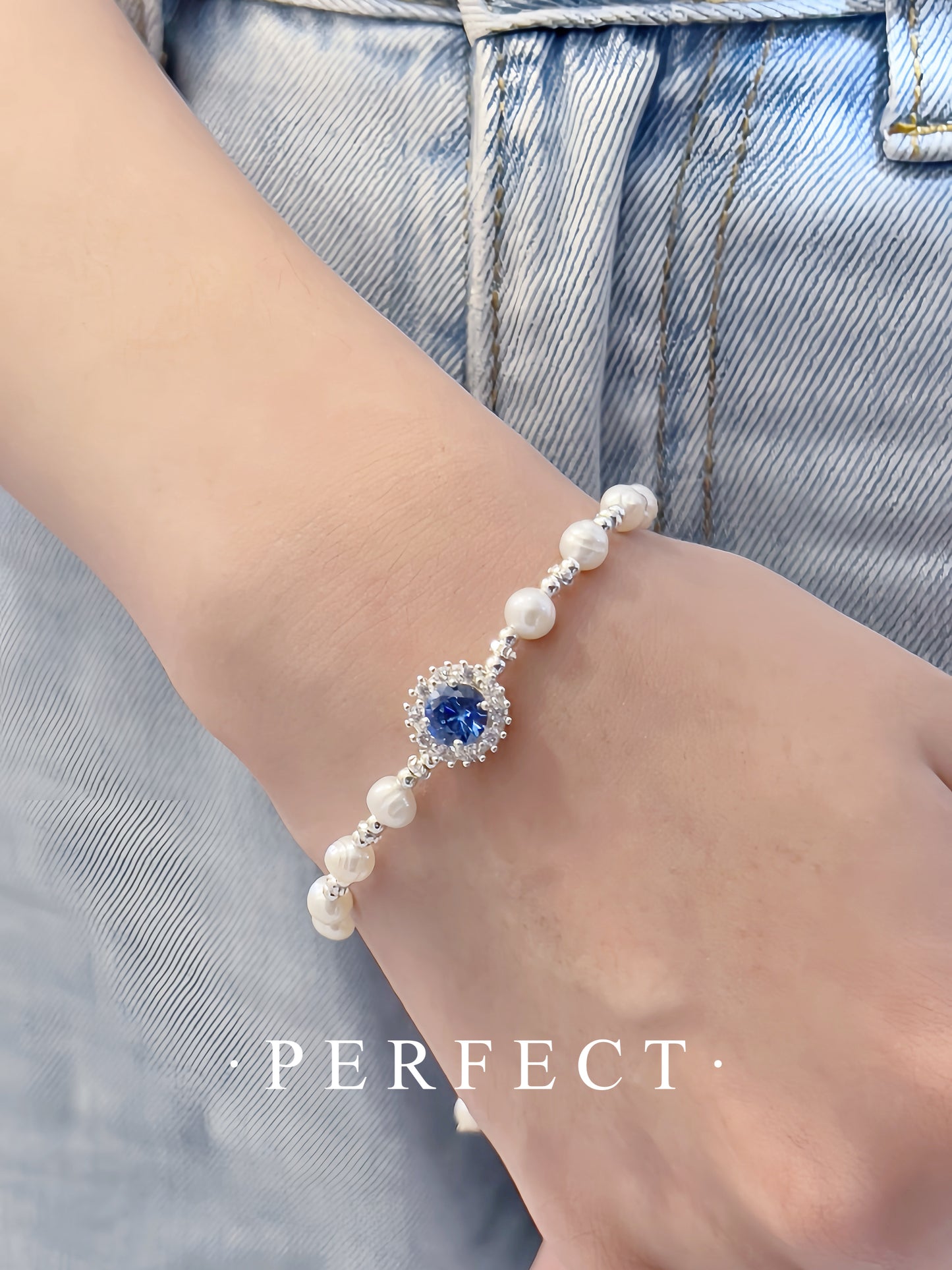 Blue Ocean | 海洋繁星🌊 Freshwater Pearl Bracelet 