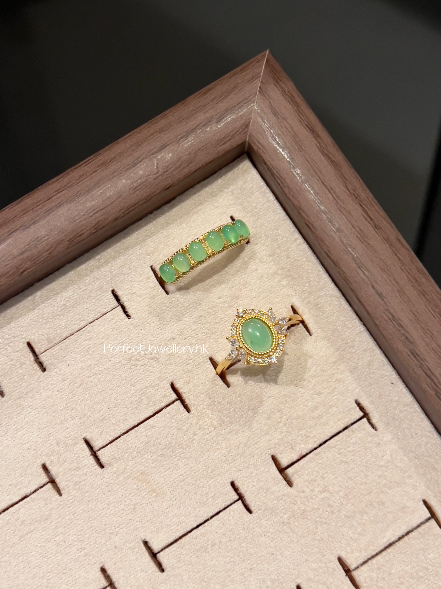 Australia Chrysoprase S925 Ring 澳洲玉銀戒指