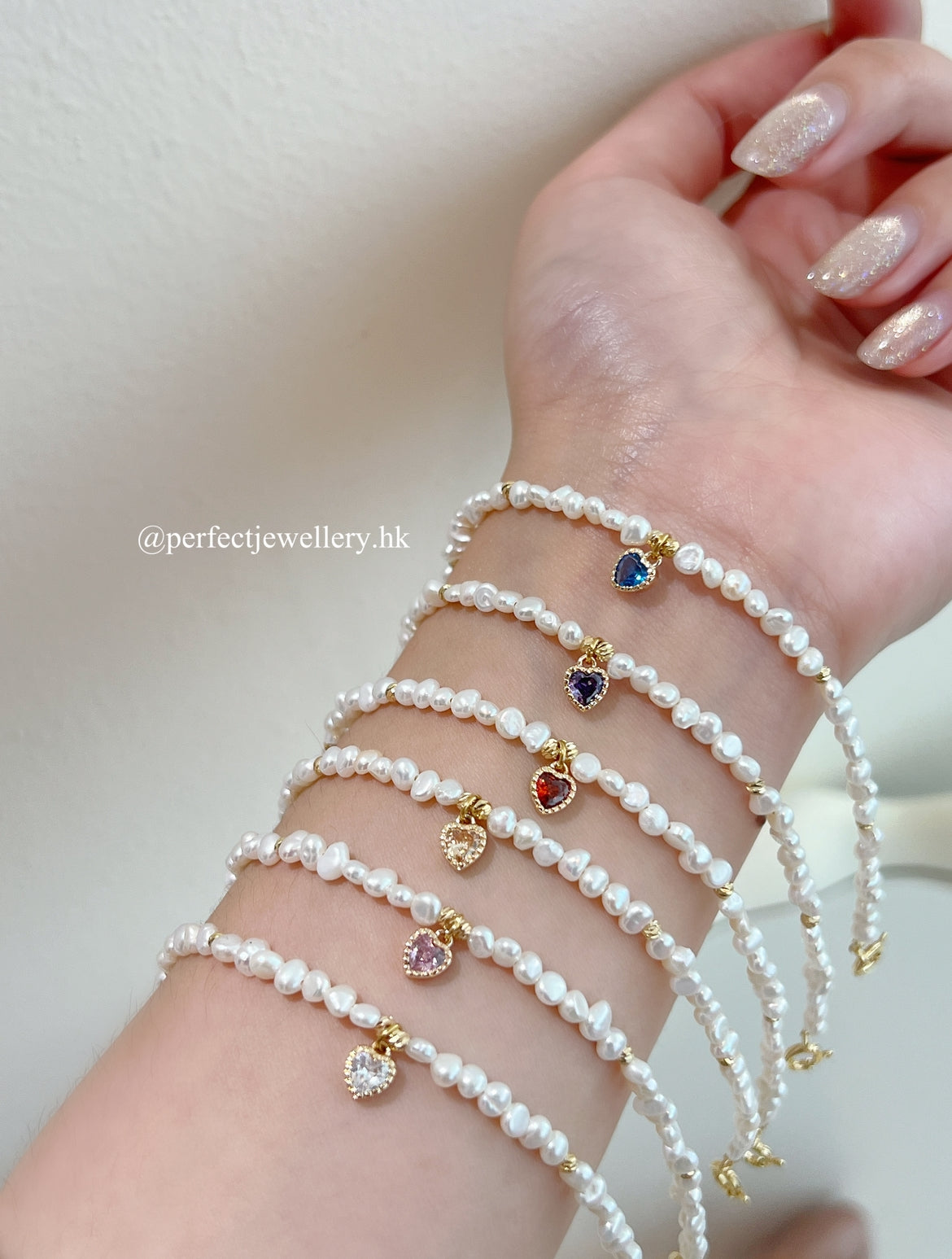 Baroque Freshwater Pearl Bracelet | 淡水巴洛克珍珠愛心手鏈💗✨