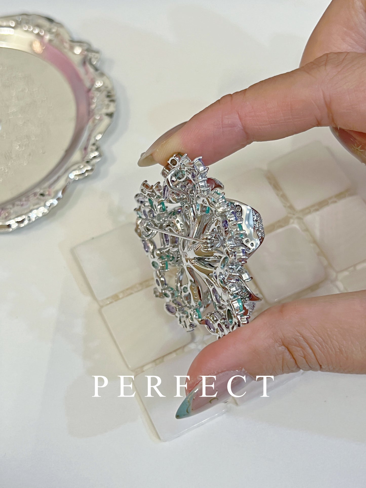 Brooch Parts | 芙蓉花胸針配件