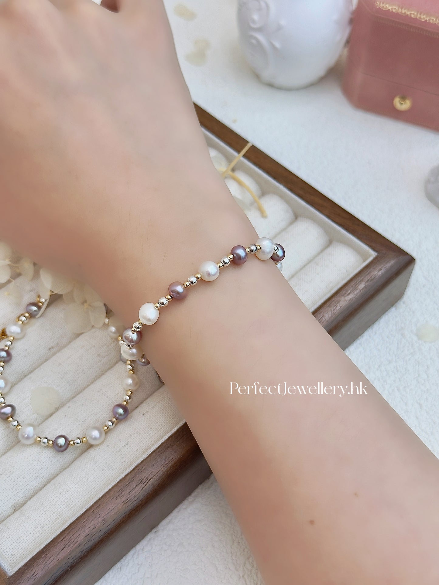 Freshwater Pearl Bracelet | 雙色淡水珍珠手鍊