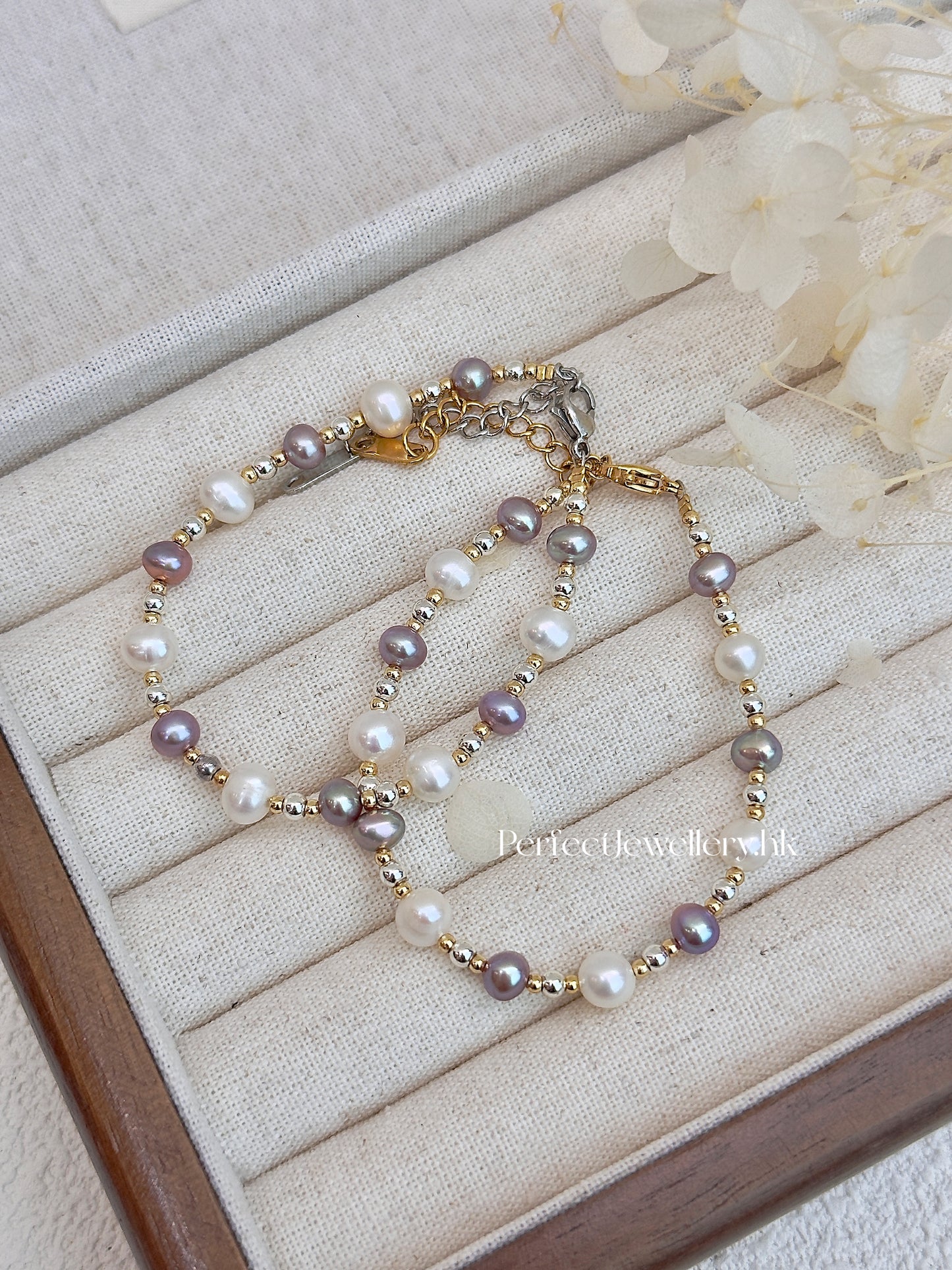 Freshwater Pearl Bracelet | 雙色淡水珍珠手鍊