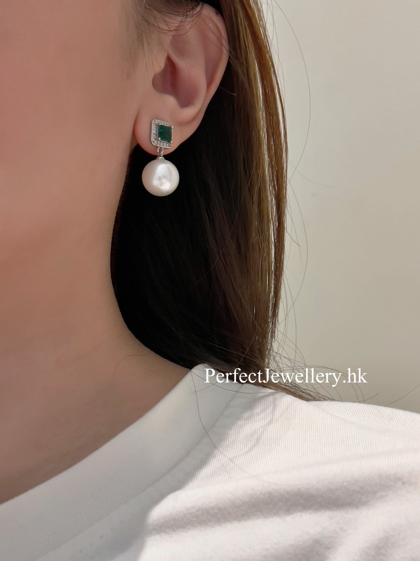 11.1mm Freshwater Pearl S925 Earring | 淡水珍珠經典款耳釘