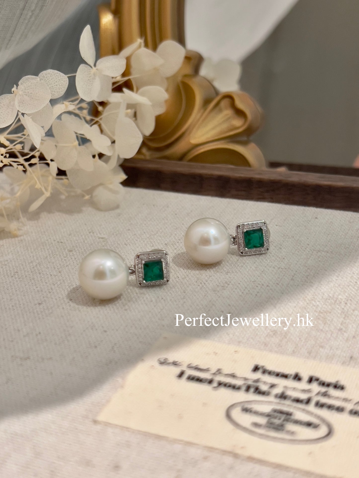 11.1mm Freshwater Pearl S925 Earring | 淡水珍珠經典款耳釘