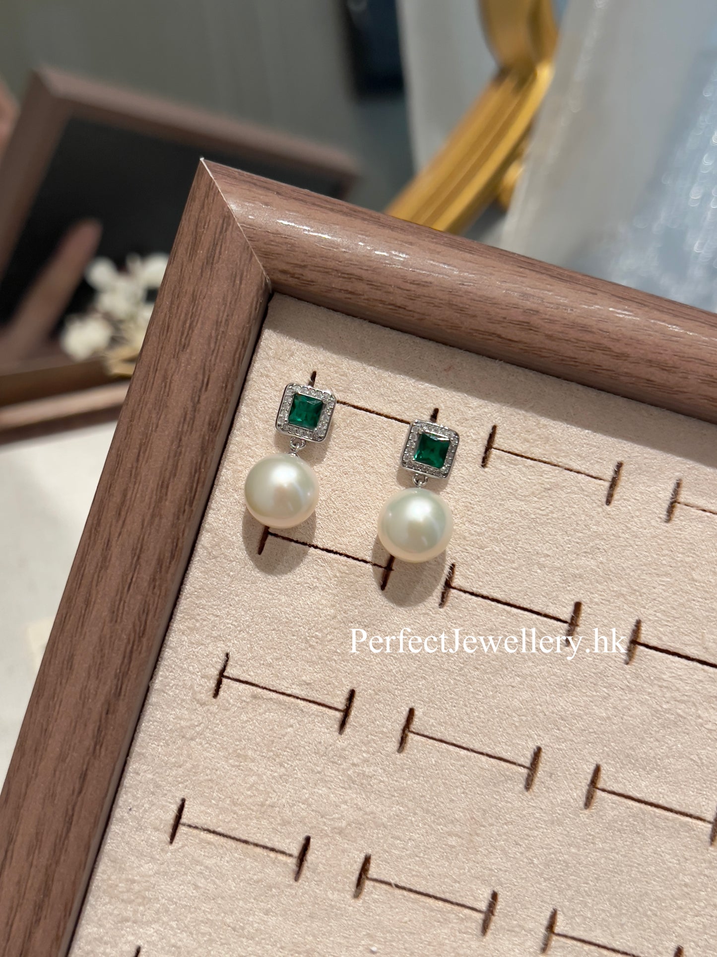 11.1mm Freshwater Pearl S925 Earring | 淡水珍珠經典款耳釘
