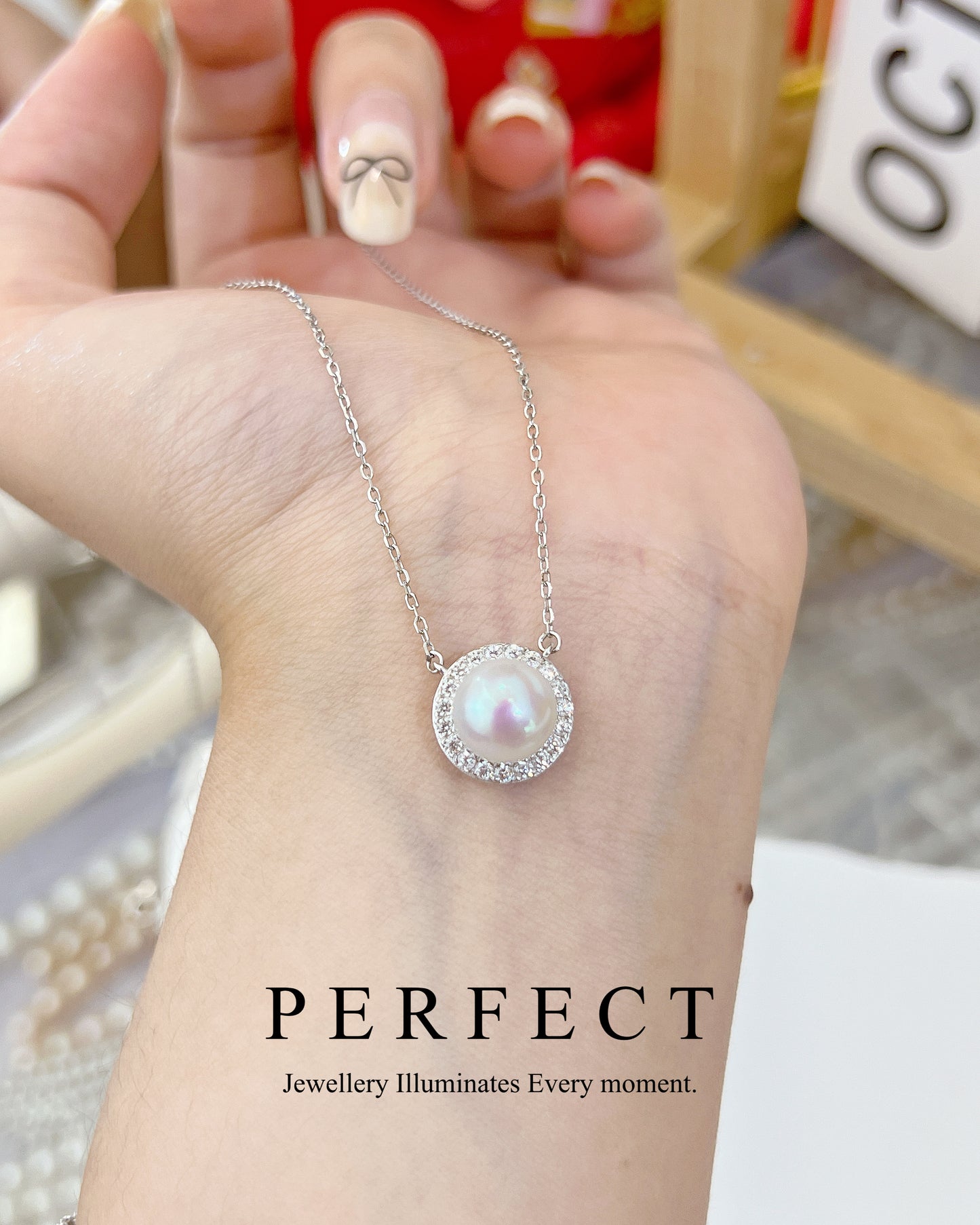 ✨Aurora Freshwater Pearl Necklace|極光淡水珍珠項鍊✨⚡️