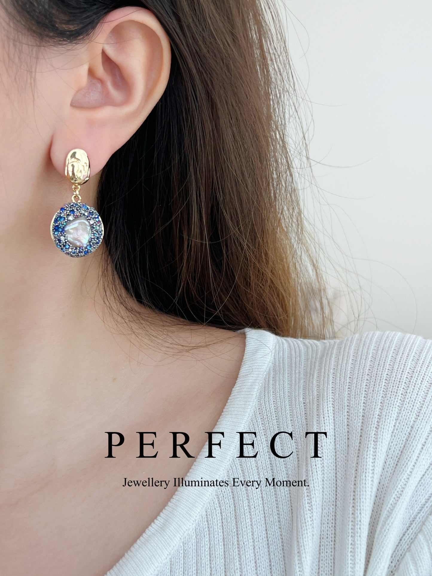 ✨Baroque Freshwater Pearl Earrings | 巴洛克珍珠耳釘