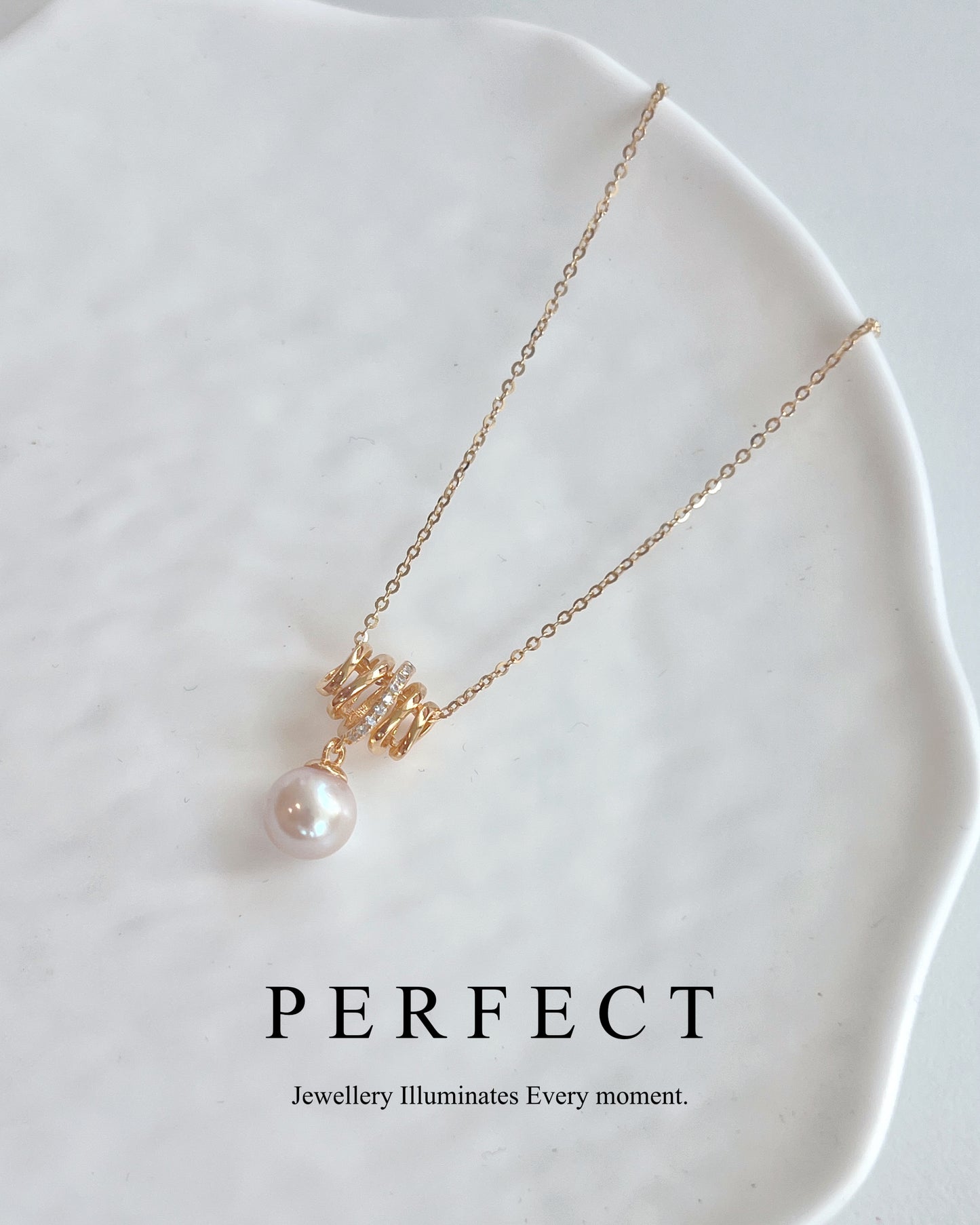 8mm 日本海水珍珠Akoya吊墜(含鍊)