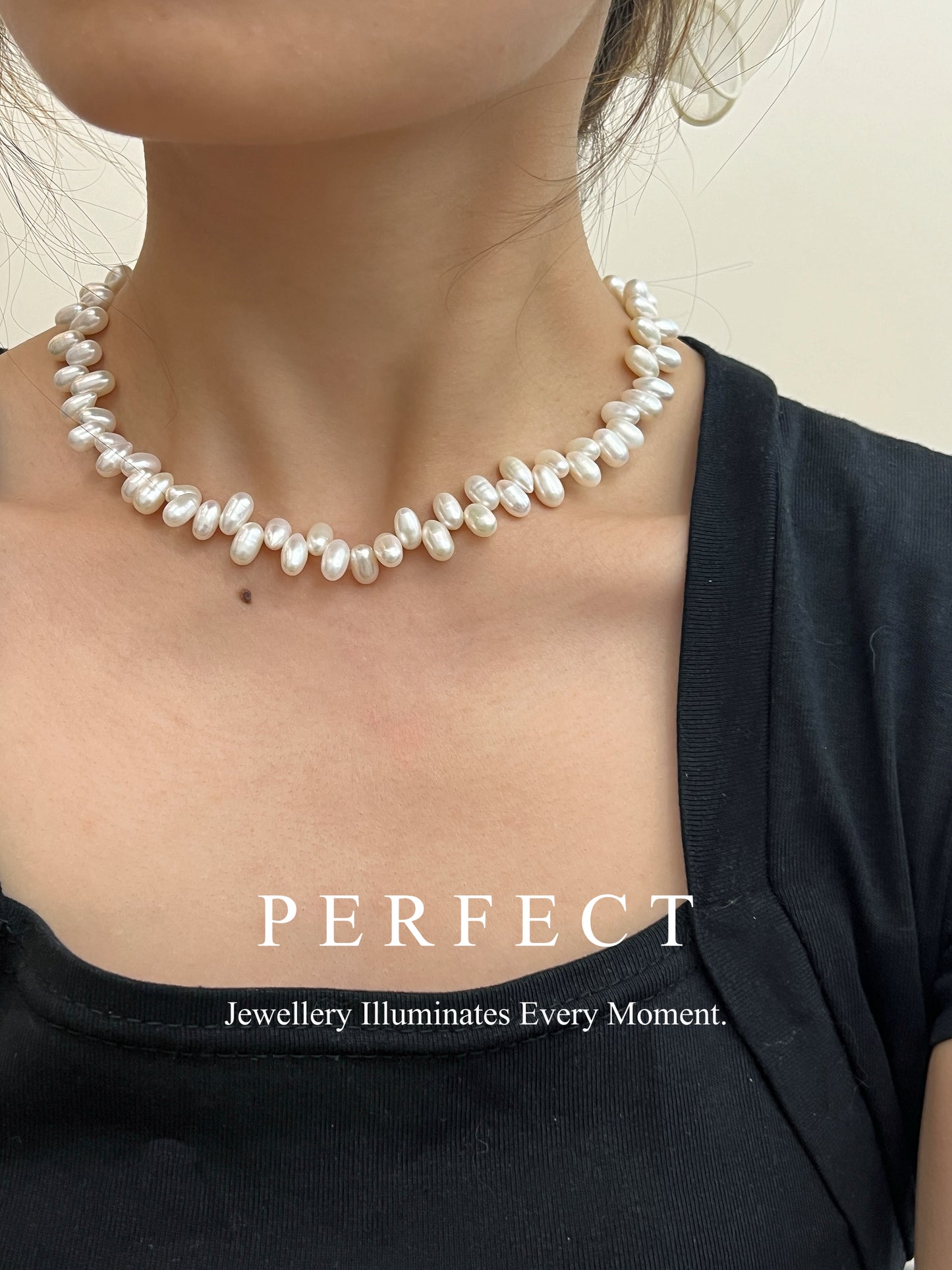 ✨🌸Dancing Freshwater Pearl Necklace|花瓣淡水珍珠項鍊✨