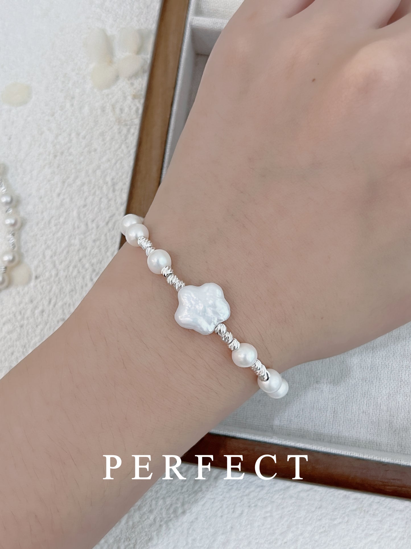 ✨Wish 星願|淡水巴洛克珍珠手鏈✨🌠