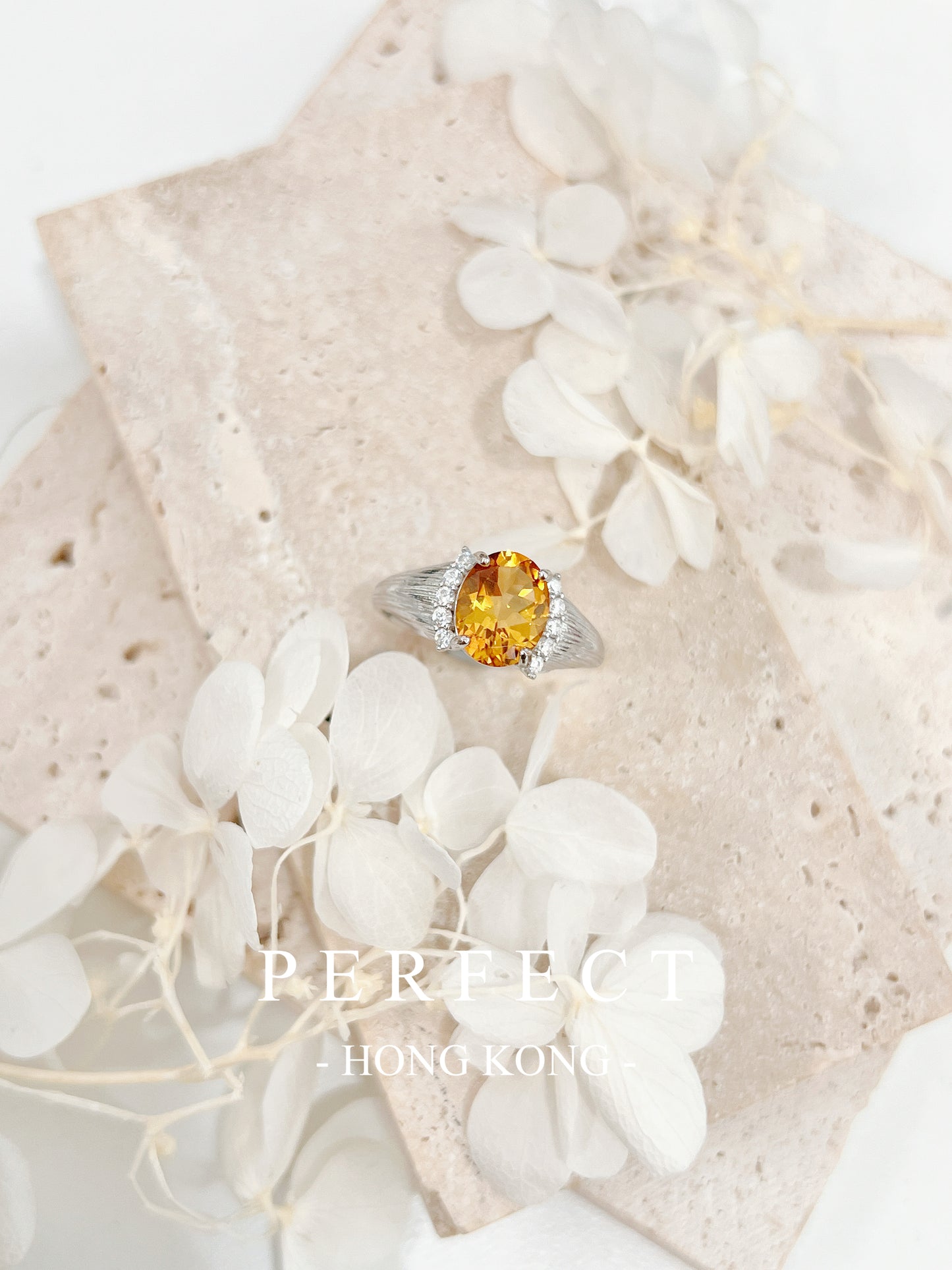 2ct Citrine S925 Ring |黃水晶復古戒指✨💛