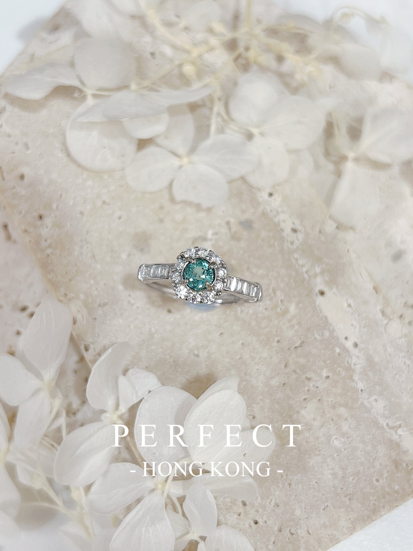 0.4ct Greenish Blue Tourmaline S925 RIng | 藍綠碧璽戒指✨💙