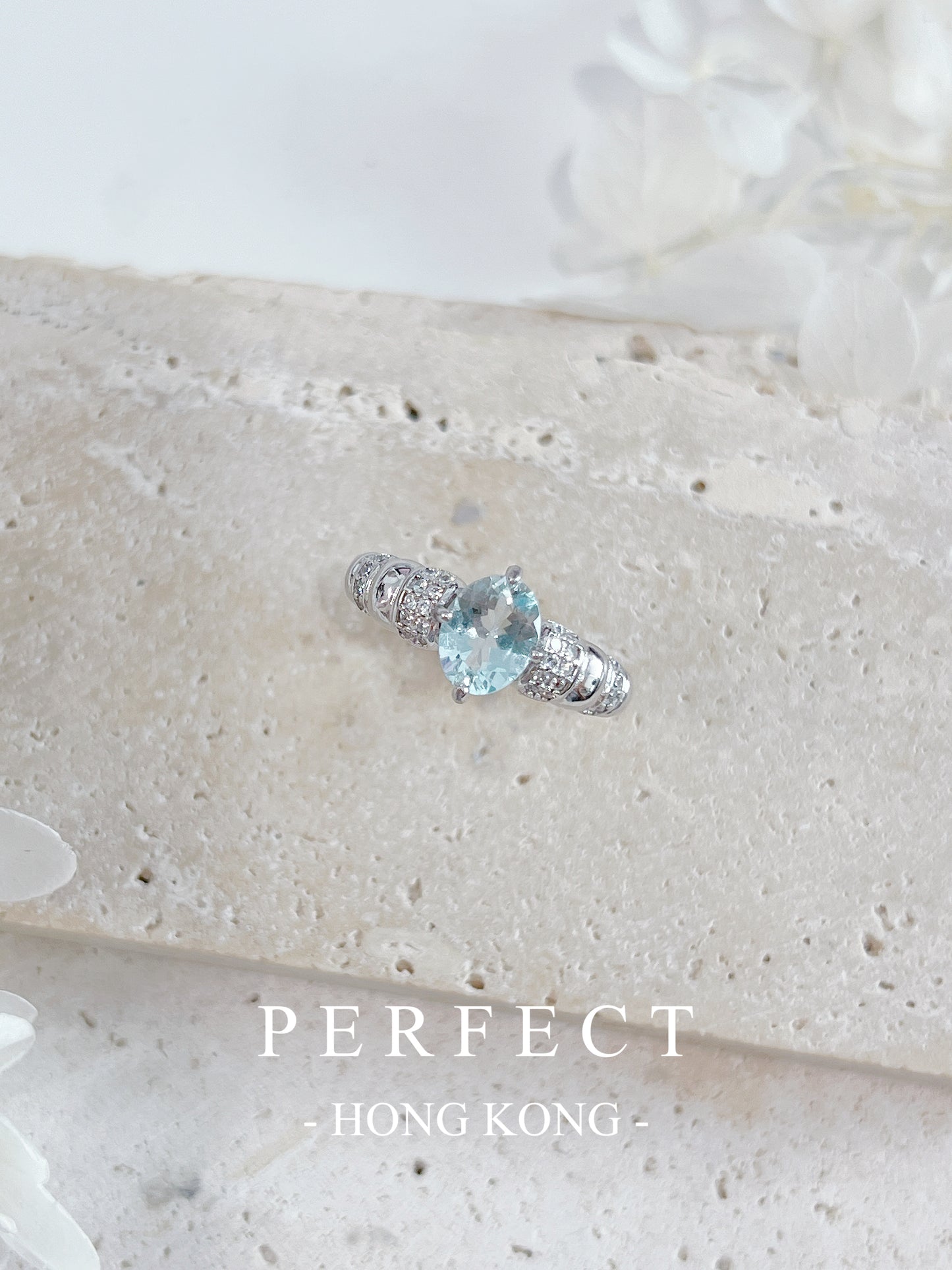 1.3ct 🧊Aquamarine S925 Ring | 海藍寶戒指🩵✨