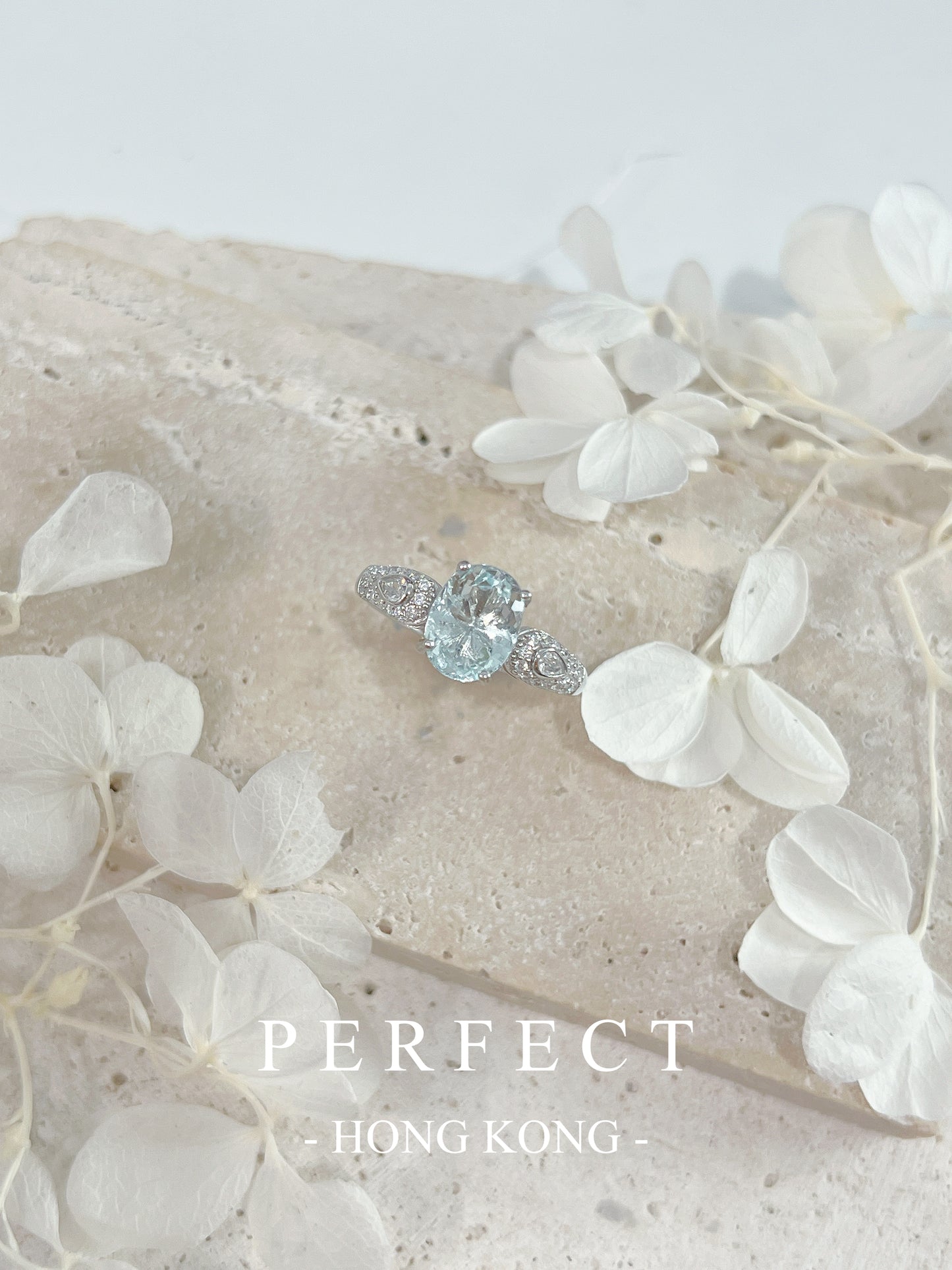 1.3ct 🧊Aquamarine S925 Ring | 海藍寶碎冰冰戒指🩵✨