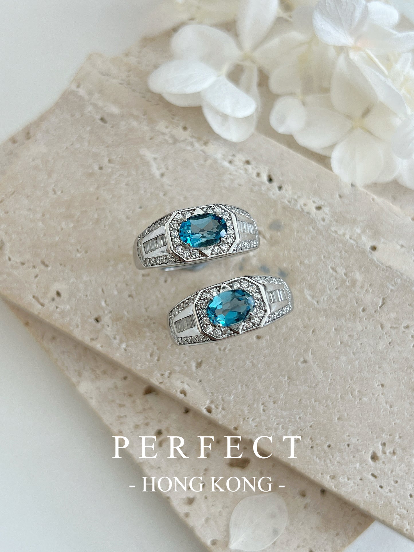 0.9ct London Blue Topaz S925 Ring | 倫敦藍托帕石戒指💙✨