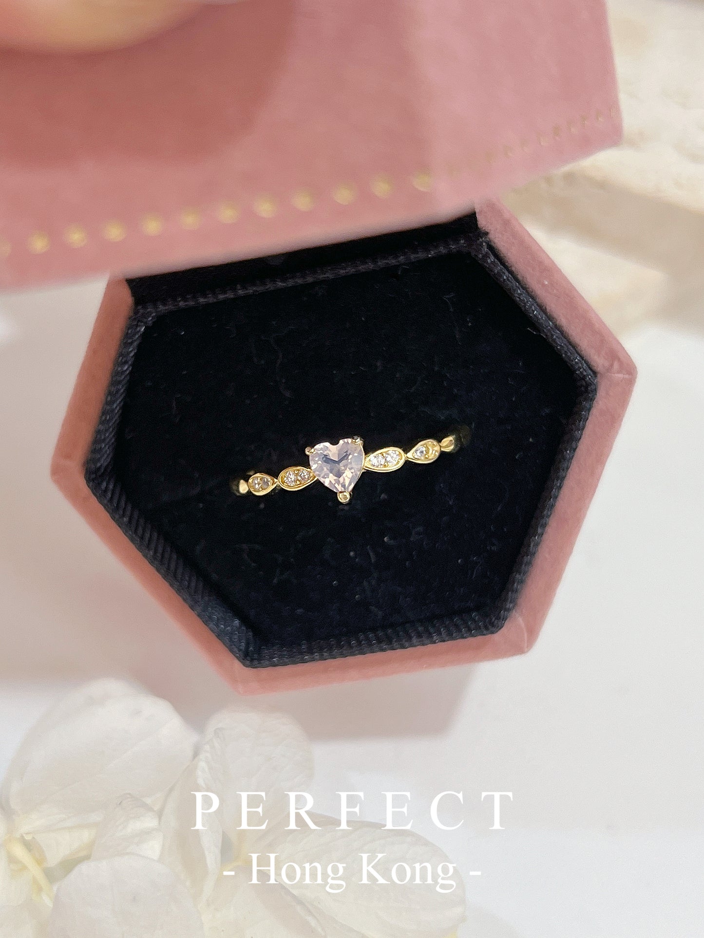 0.3ct Gemstone Heart S925 Ring| 寶石愛心精緻戒指✨