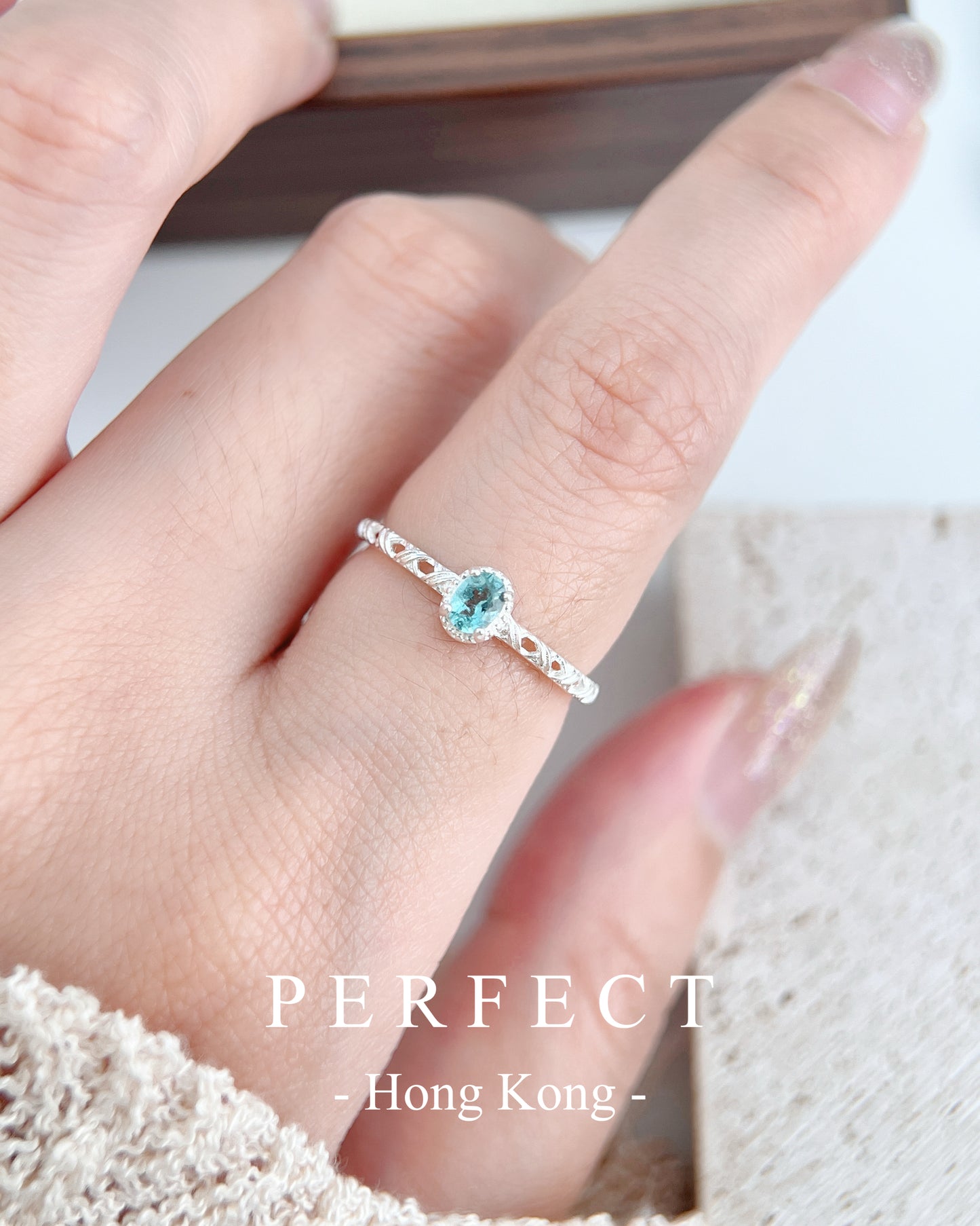 ✨🫧Tourmaline Twist S925 Ring | 碧璽編織戒指✨🧶