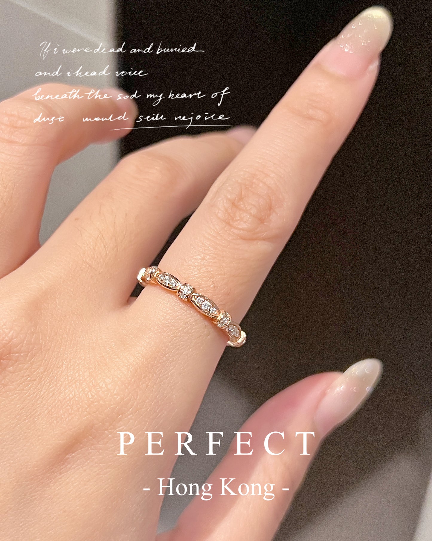 Ribbon Cubic Zirconia S925 Ring✨|高碳鑽玫瑰金緞帶S925戒指