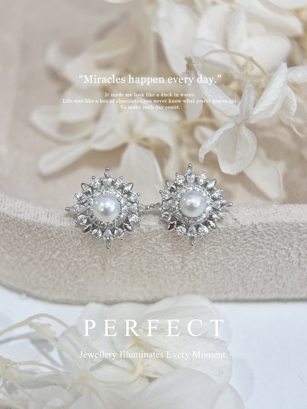 Polaris 💫Freshwater Pearl Earrings | 北極星冷光淡水珍珠耳釘✨