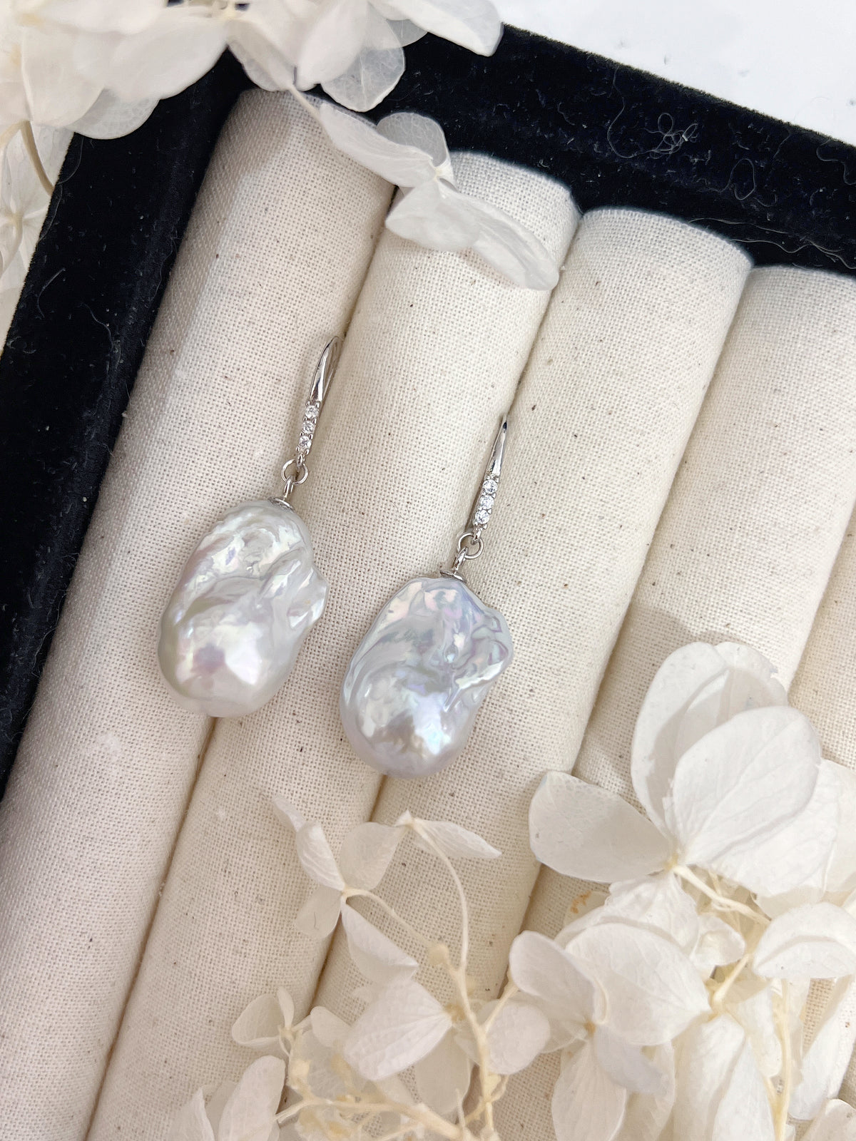 Freshwater Baroque Pearl S925 Earrings | 淡水巴洛克珍珠耳環✨