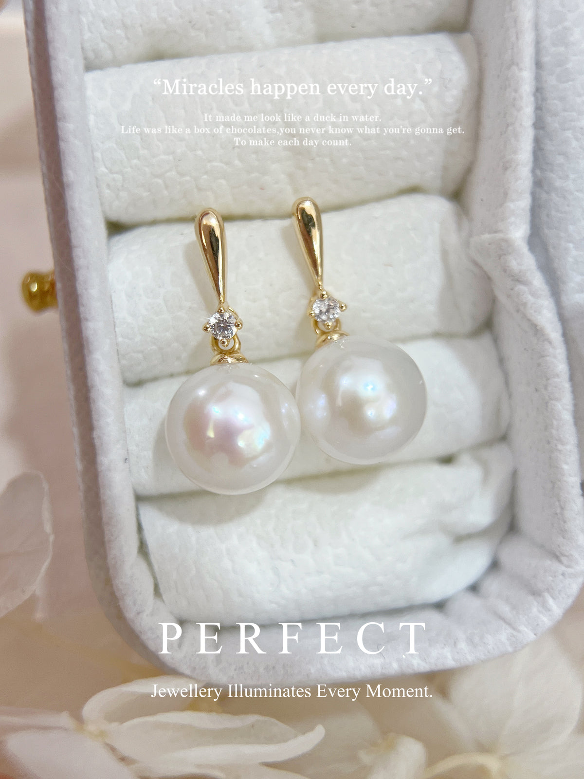9.4mm Freshwater Pearl S925 Earrings |淡水珍珠精緻耳釘