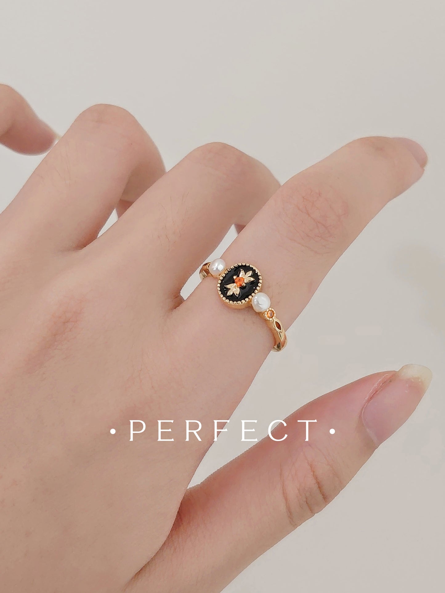 Freshwater Pearl Ring | 北極星珍珠戒指