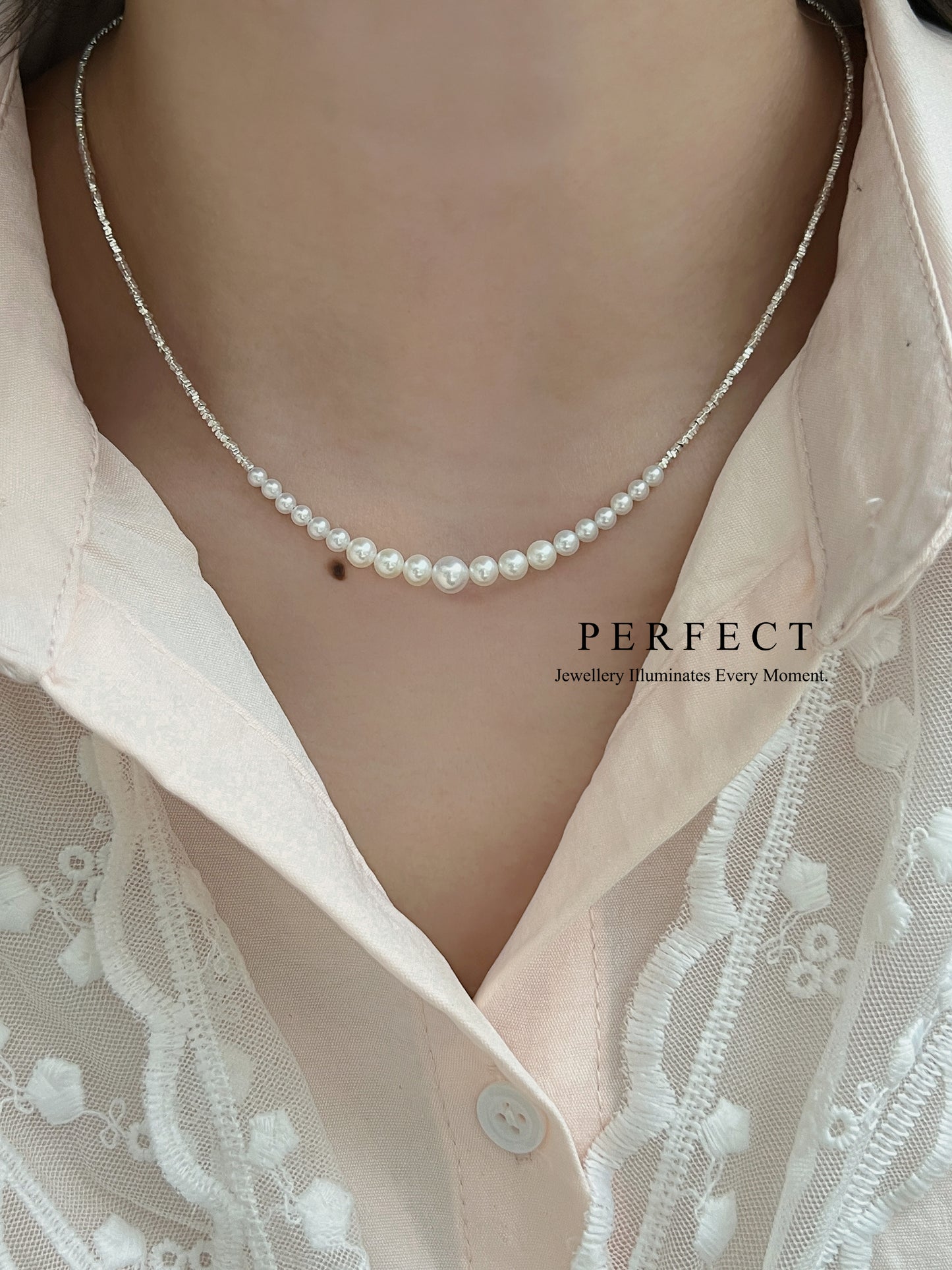 ✨Smiling | Freshwater Pearl Necklace ✨微笑淡水珍珠項鍊❣️