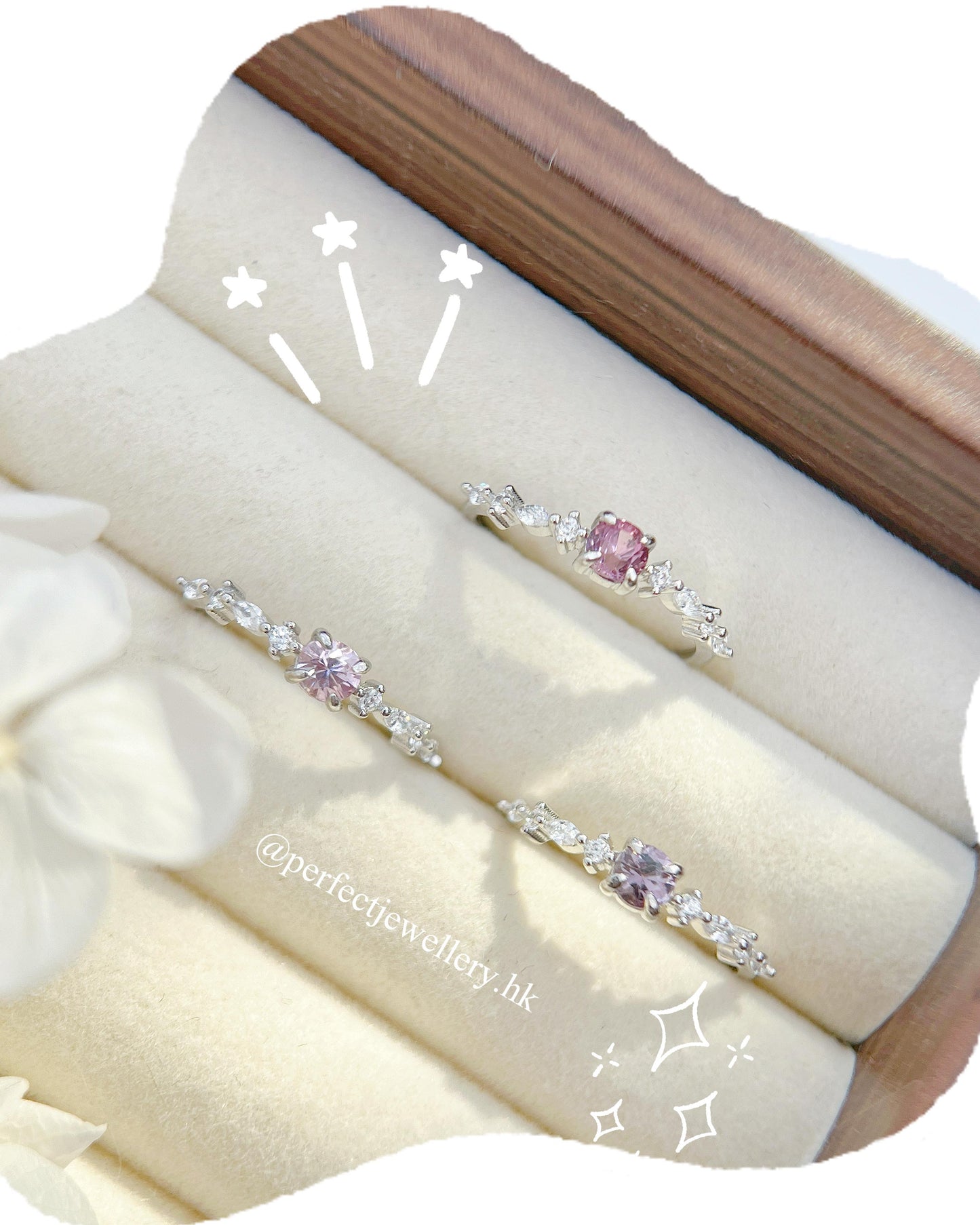 ✨🌈Grey Tone Spinel S925 Ring | 灰調彩尖晶石s925戒指✨🫧
