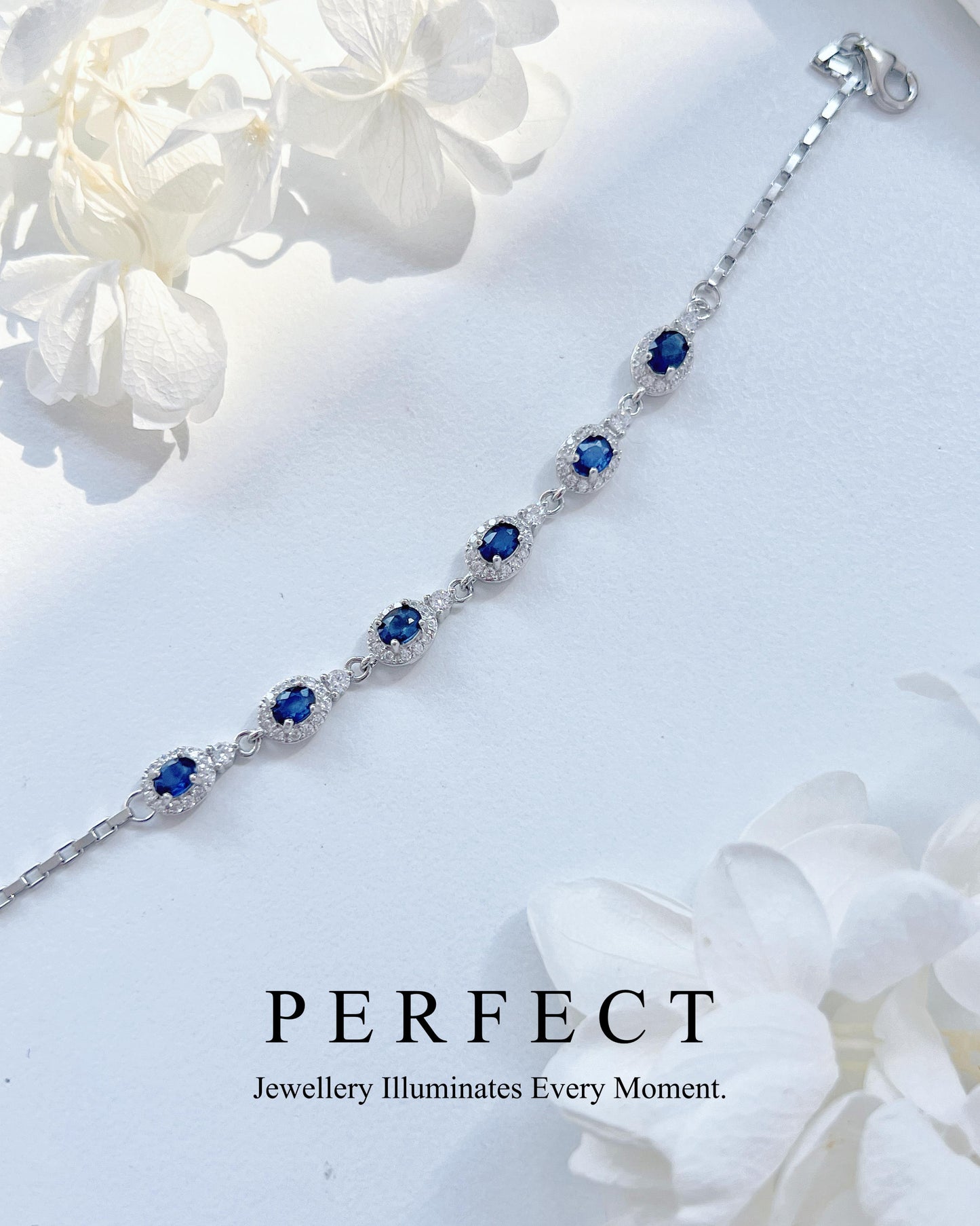 ✨Blue Sapphire 💎Starry Bracelet |藍寶石繁星💫s925銀手鍊✨