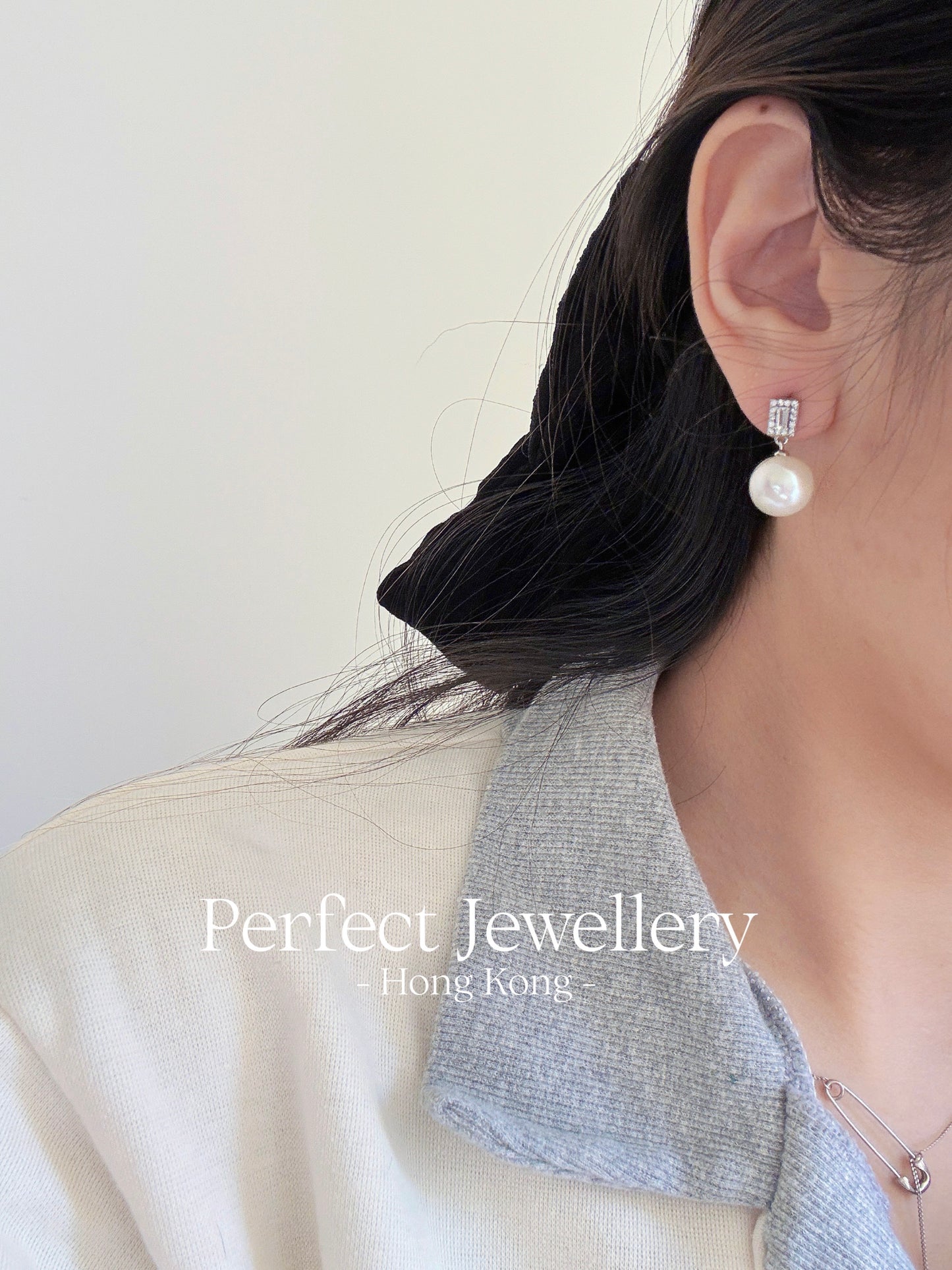 Freshwater Pearl S925 Minimalist Earring | 淡水珍珠簡約型格S925耳釘