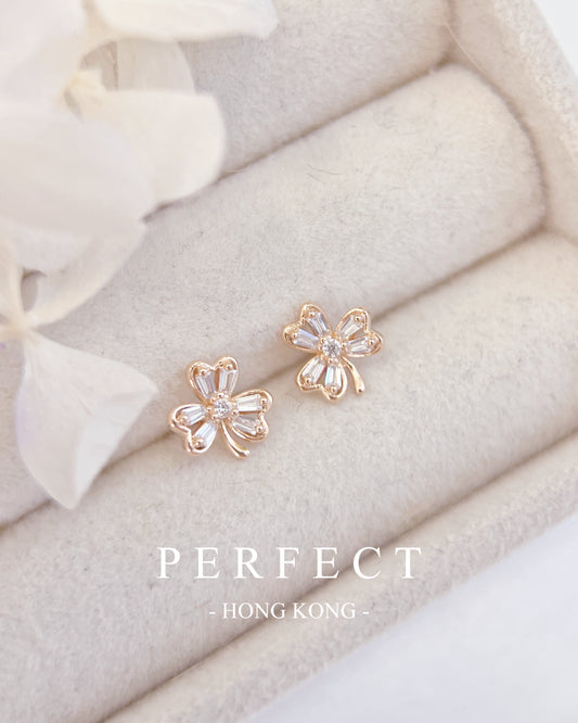 [S925] ✨Lucky Clover Earrings| 幸運三葉草耳釘
