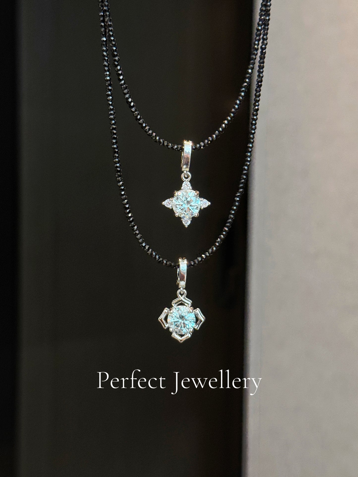 3ct Moissnaite Pendant 藍莫桑萬能扣吊墜
