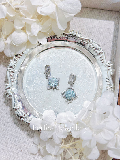 3ct Moissnaite Pendant 藍莫桑萬能扣吊墜
