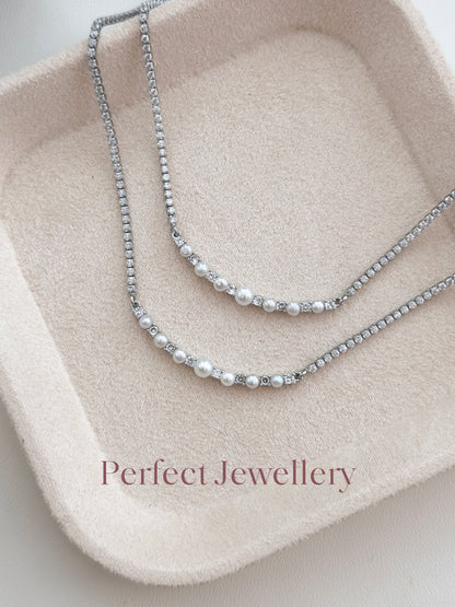 Freshwater Pearl Necklace  淡水珍珠許我耀眼微笑項鏈