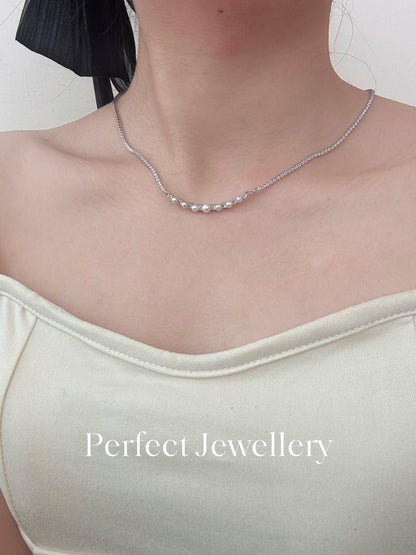 Freshwater Pearl Necklace  淡水珍珠許我耀眼微笑項鏈