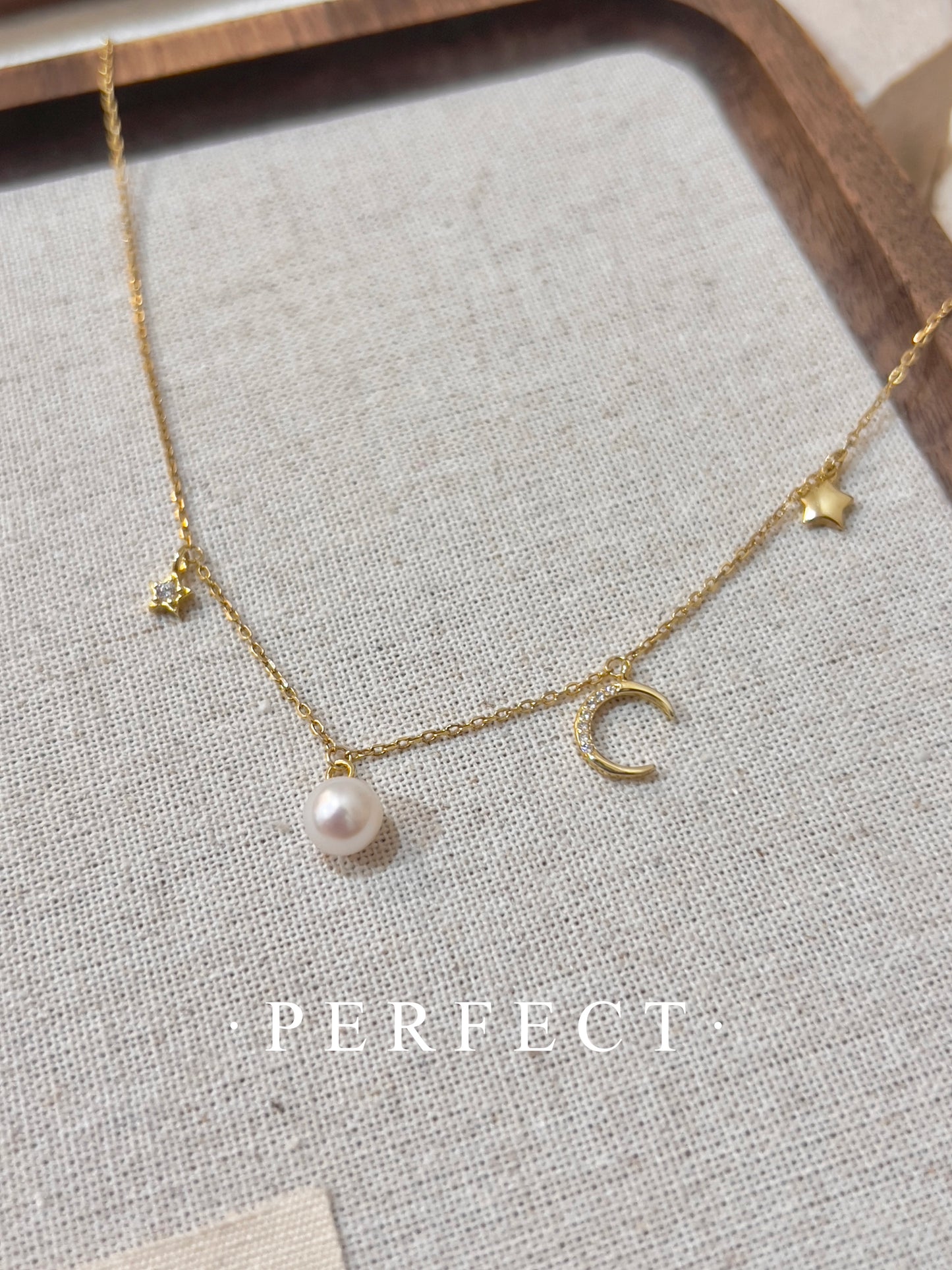 ✨The Myth🔮✨星與月｜Freshwater Pearl Necklace