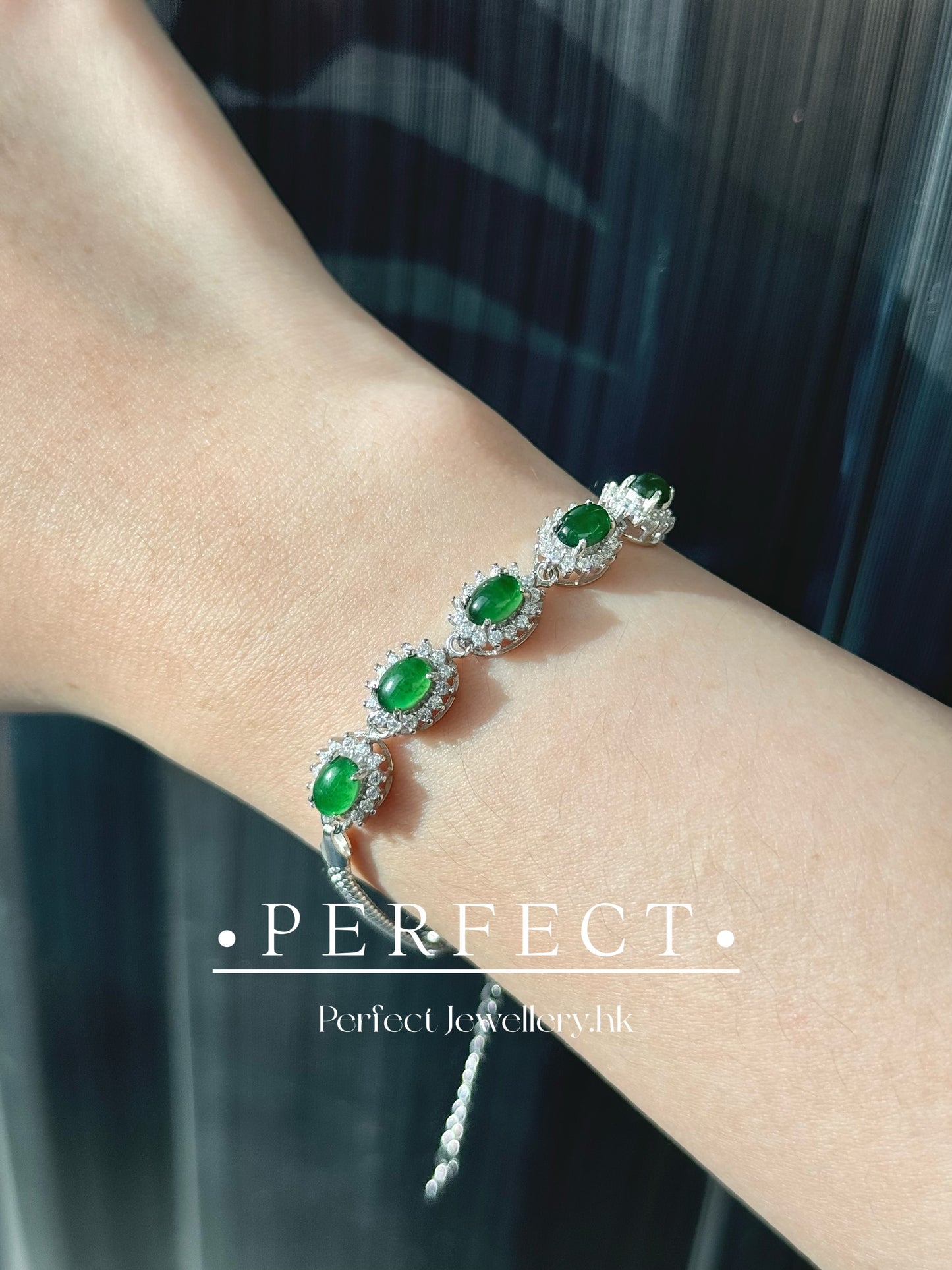 Jadeite Jade S925 Bracelet | 天然A貨翡翠S925手鍊