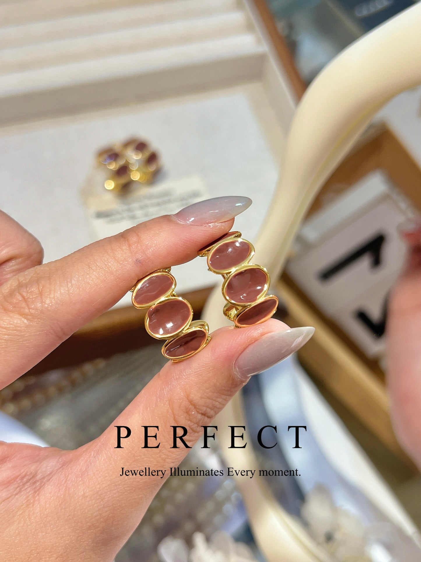 [Maple]🍁✨Brass Ear Hoop｜14K注金歐美款耳圈