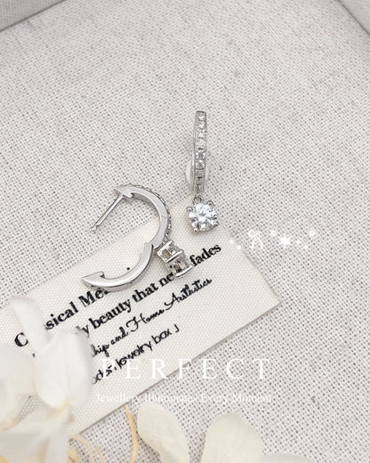 ✨1.35ct D Colour Moissanite Ear Hoop｜高品質莫桑耳圈✨