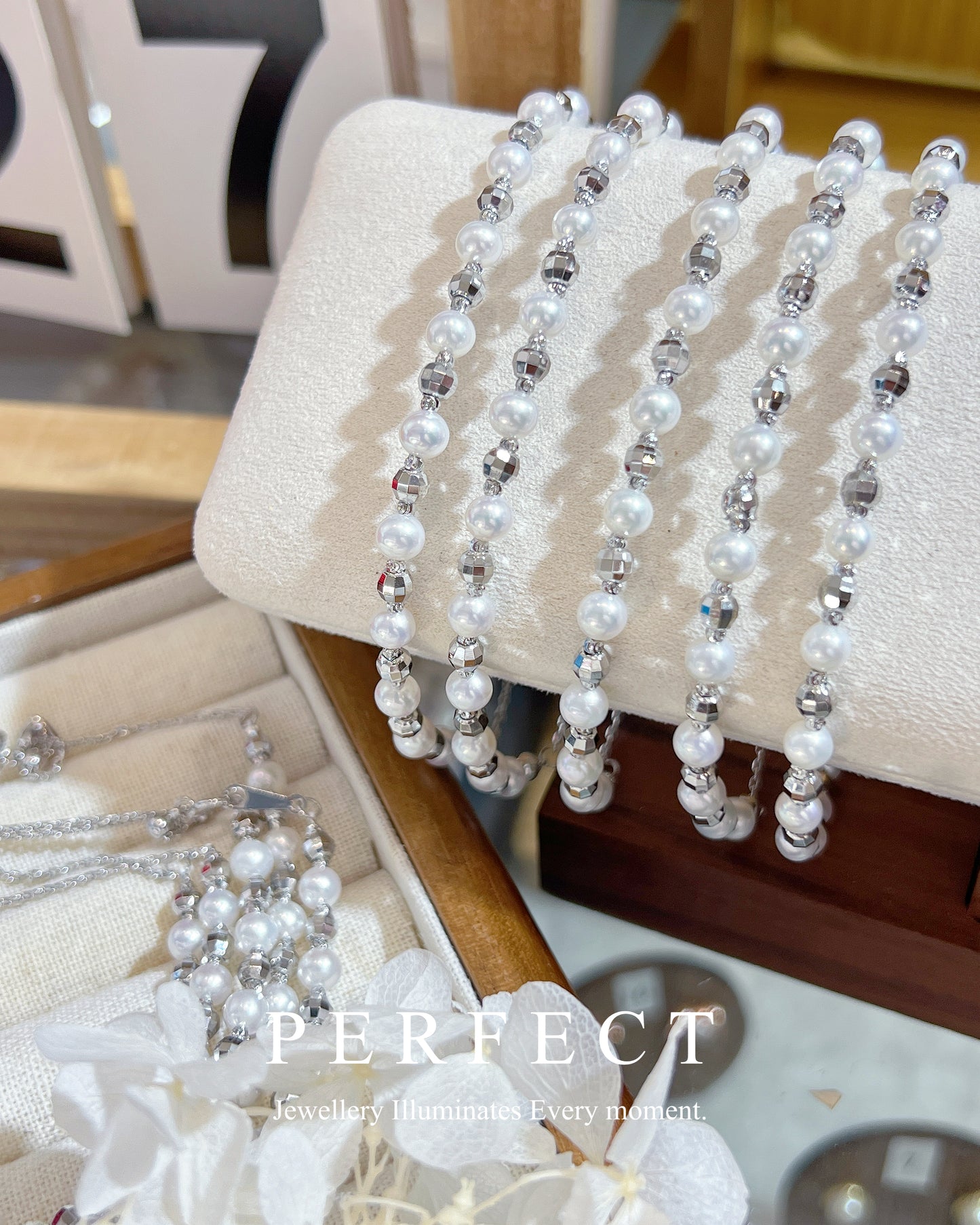 ✨ Estelle ｜Freshwater Pearl Bracelet 淡水珍珠閃閃手鍊✨