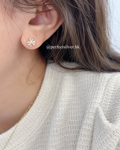 [S925] ✨Lucky Clover Earrings| 幸運三葉草耳釘