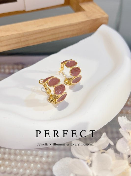 [Maple]🍁✨Brass Ear Hoop｜14K注金歐美款耳圈