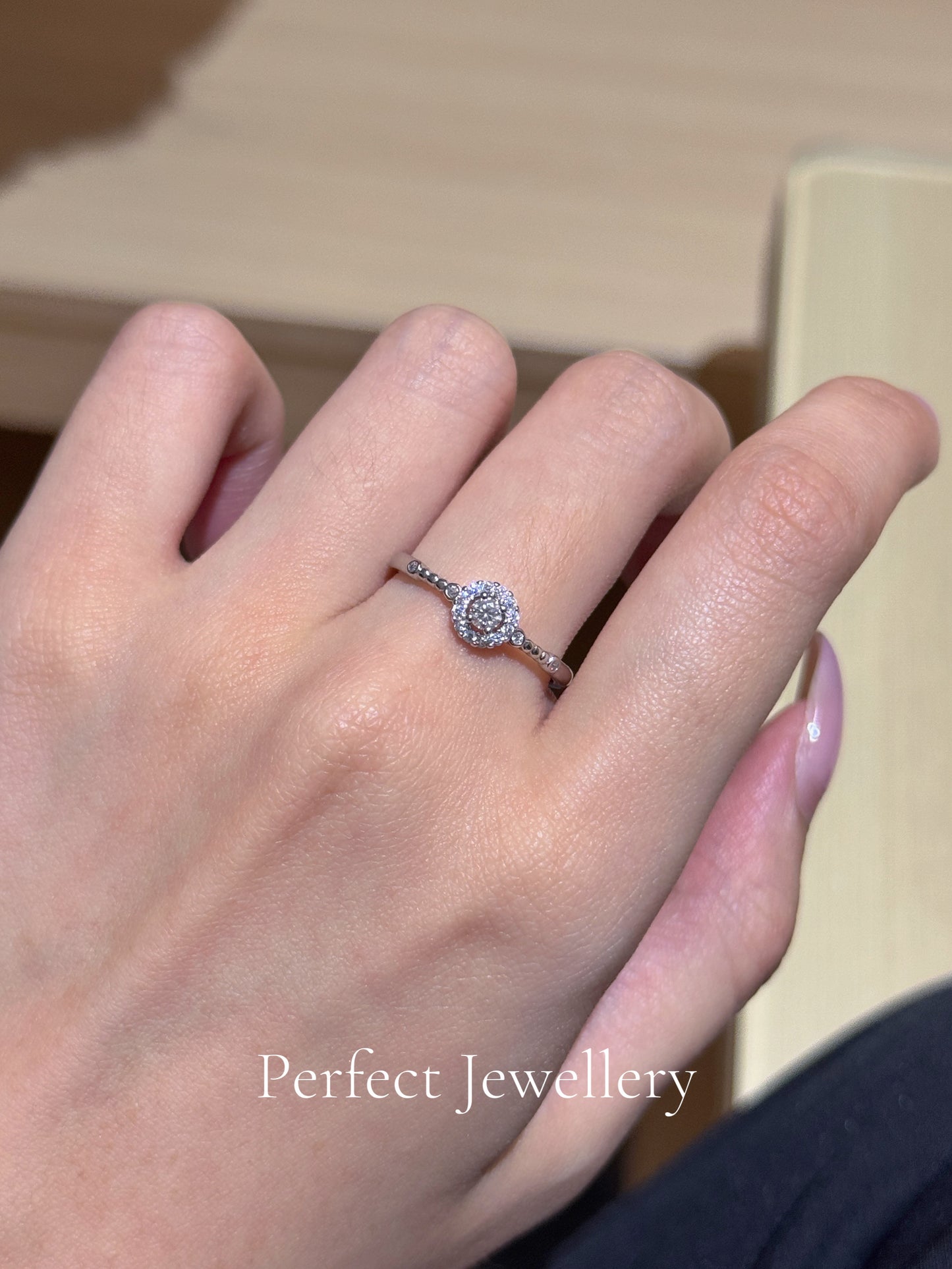 [Brass] 🌻Sun flower Moissanite ring ｜小太陽花莫桑鑽戒指