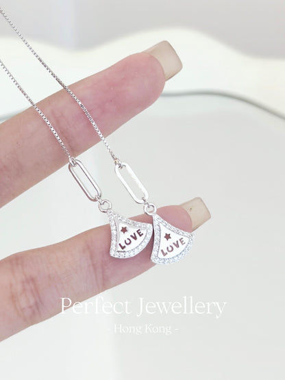 [S925] Love Word S925 Earring | 裙擺字母S925耳線