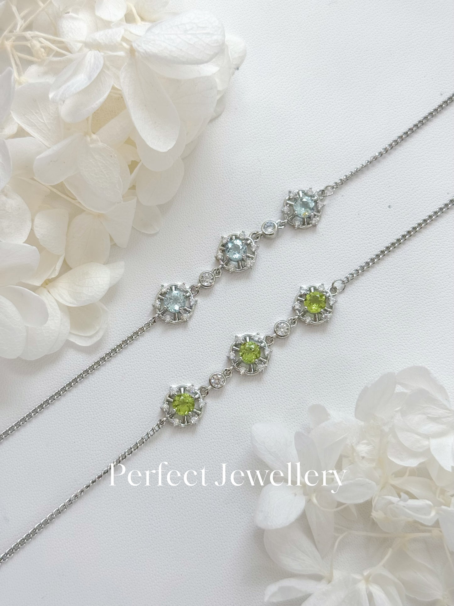 Gemstone Starlike Bracelet 天然寶石星光手鍊